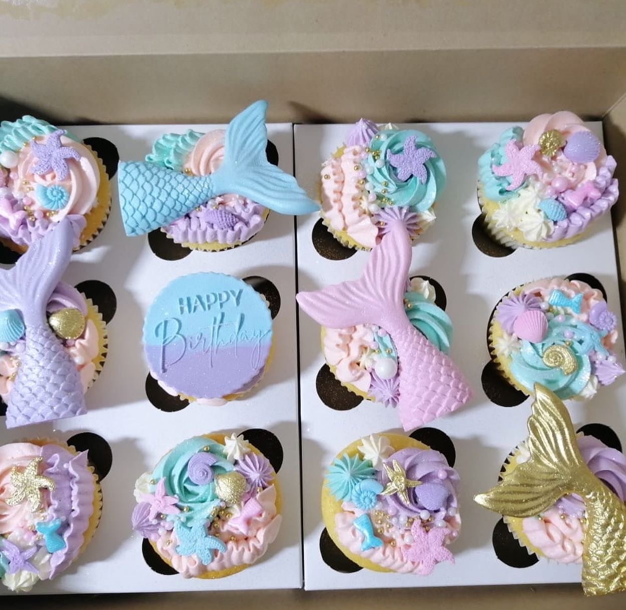 Mermaid cupcakes - Baked By Opy