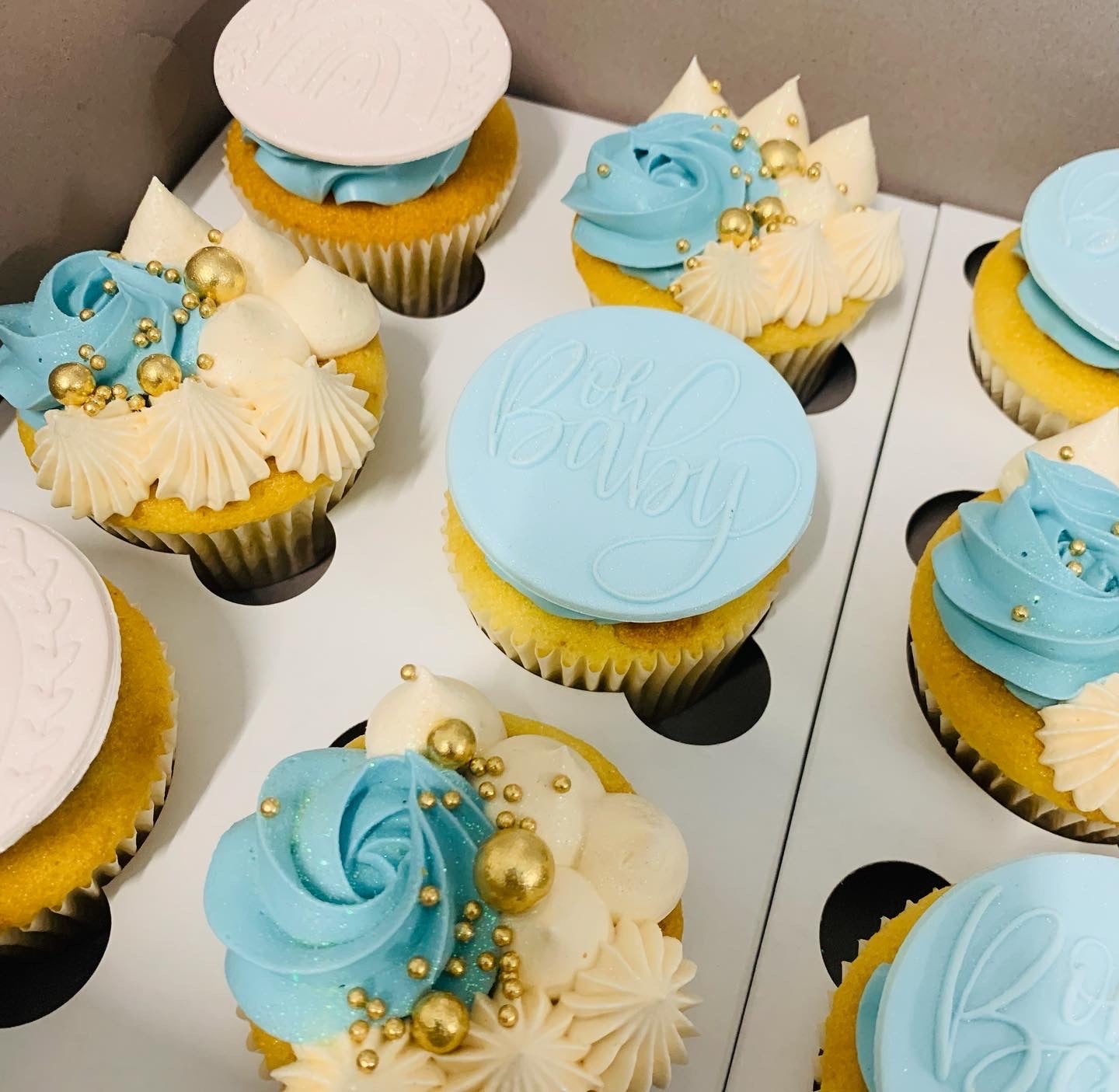 Baby shower cupcakes - Baked By Opy