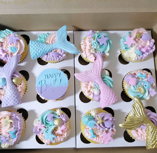 Mermaid cupcakes - Baked By Opy