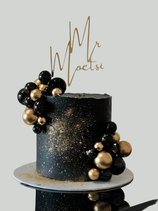 Simple black & gold - Baked By Opy